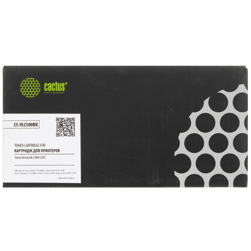 Купить Картридж лазерный Cactus CS-VLC500BK 106R03880 черный, с чипом в интернет-магазине DNS. Характеристики, цена Cactus CS-VLC500BK 106R03880 | 8159171.