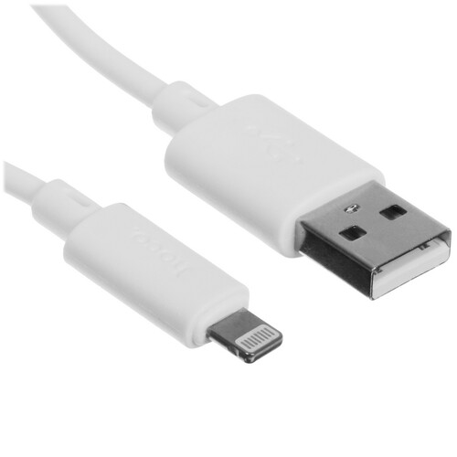 Купить Кабель Hoco Lightning 8-pin - USB Type-A белый 1 м в интернет-магазине DNS. Характеристики, цена Hoco X88 | 5475135.