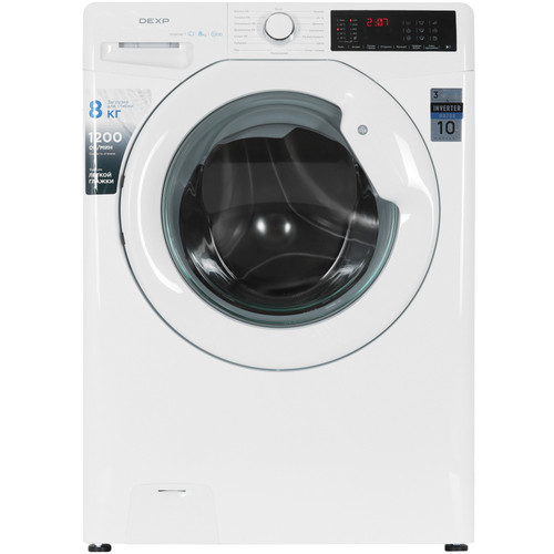 Купить Стиральная машина DEXP WF-8B1R белый в интернет-магазине DNS. Характеристики, цена DEXP WF-8B1R | 9255394.