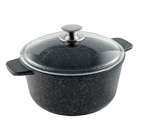 Купить Кастрюля TS Kitchen Гранит 	TS-G084.0G 4 л 22 см черный в интернет-магазине DNS. Характеристики, цена TS Kitchen Гранит 	TS-G084.0G | 5337827.