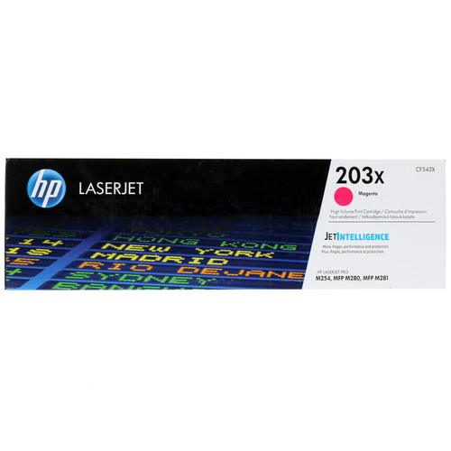 Купить Картридж лазерный HP 203X (CF543X) пурпурный, с чипом в интернет-магазине DNS. Характеристики, цена HP 203X (CF543X) | 1163544.
