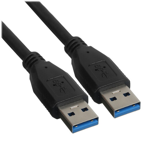 Купить Кабель DEXP USB Type-A - USB Type-A черный 1 м в интернет-магазине DNS. Характеристики, цена  | 1279112.