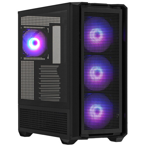 Купить Корпус Cougar MX600 RGB [3857C90.0017] черный в интернет-магазине DNS. Характеристики, цена Cougar MX600 RGB | 5431045.