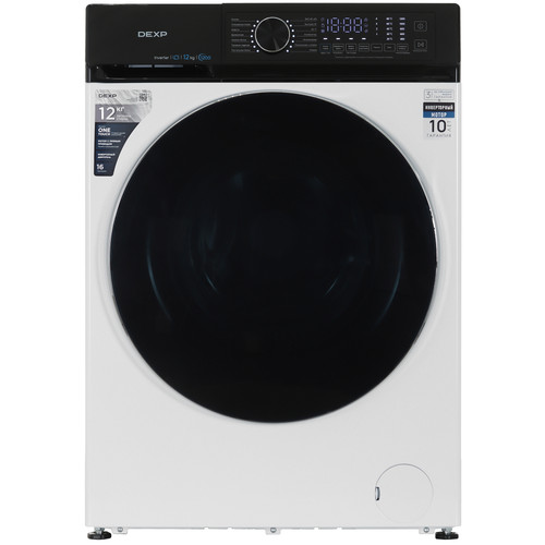 Купить Стиральная машина DEXP WF-12B1K белый в интернет-магазине DNS. Характеристики, цена DEXP WF-12B1K | 9336349.