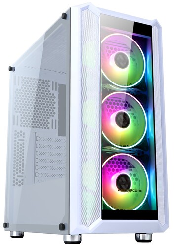 Купить Корпус Abkoncore H301G [ABKO-H-301-G-WH] белый в интернет-магазине DNS. Характеристики, цена Abkoncore H301G | 4843548.