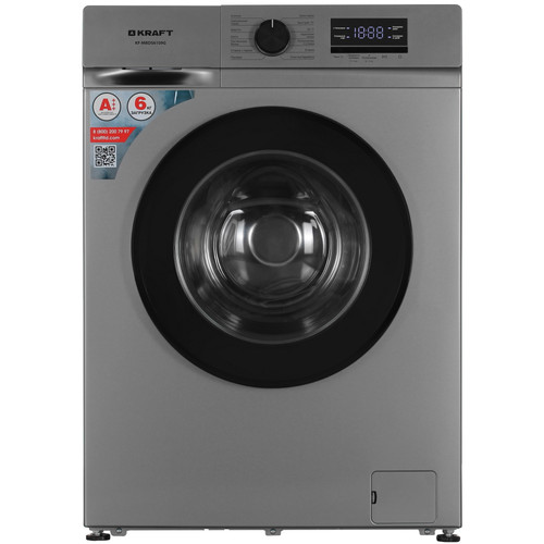 Купить Стиральная машина KRAFT KF-MBDS6109G серый в интернет-магазине DNS. Характеристики, цена KRAFT KF-MBDS6109G | 9310779.