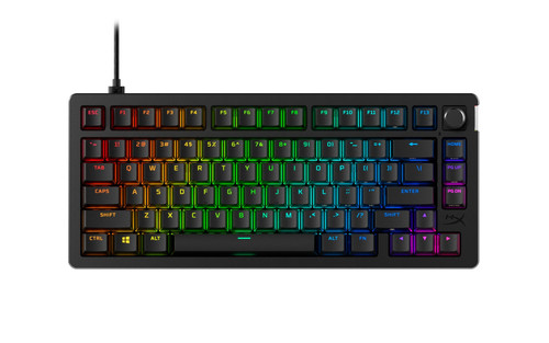 Купить Клавиатура  проводная HyperX Alloy Rise 75 цвет черный в интернет-магазине DNS. Характеристики, цена HyperX Alloy Rise 75 | 9323884.