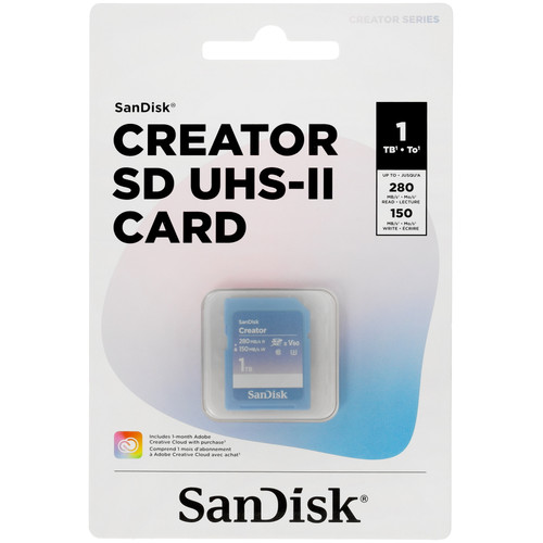Купить Карта памяти Sandisk Creator SDXC 1000 ГБ [SDSDXEP-1T00-GNCIS] в интернет-магазине DNS. Характеристики, цена  | 5635963.