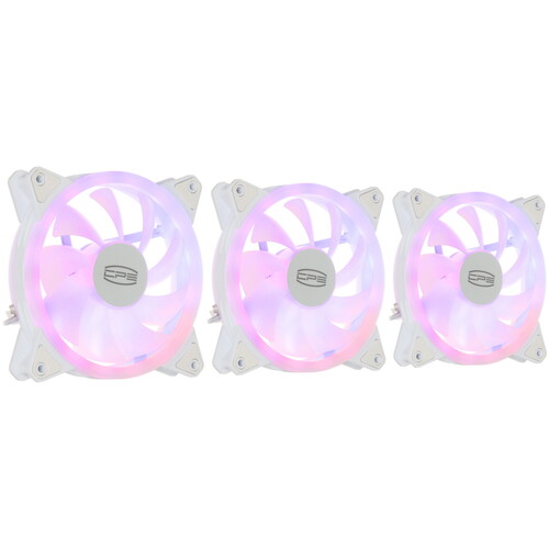 Купить Комплект вентиляторов PCCooler F3 T120 ARGB [F3-T120WHAM3-GL] белый в интернет-магазине DNS. Характеристики, цена PCCooler F3 T120 ARGB | 5454482.