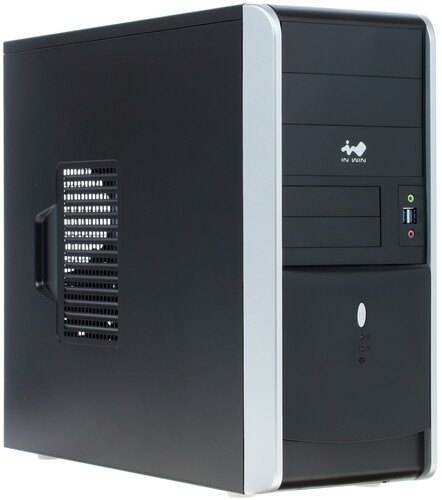 Купить Корпус InWin EAR007BS [6115721] черный в интернет-магазине DNS. Характеристики, цена InWin EAR007BS | 1104897.