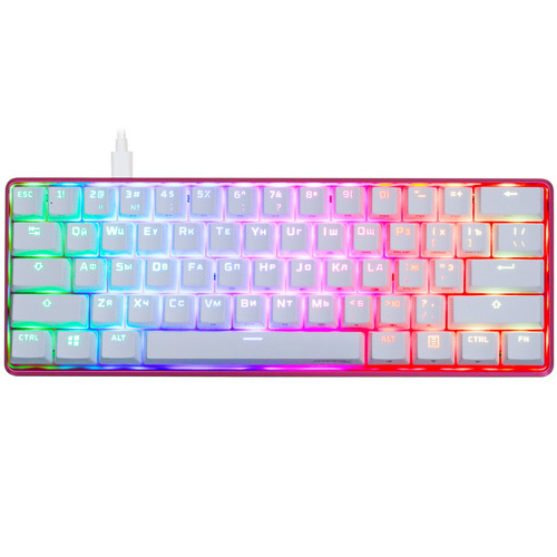 Купить Клавиатура  проводная HyperX Alloy Origins 60 цвет розовый в интернет-магазине DNS. Характеристики, цена HyperX Alloy Origins 60 | 4900787.