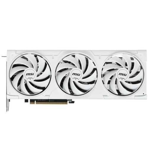Купить Видеокарта MSI GeForce RTX 5080 VENTUS 3X WHITE OC [RTX 5080 16G VENTUS 3X OC WHITE] в интернет-магазине DNS. Характеристики, цена MSI GeForce RTX 5080 VENTUS 3X WHITE OC | 5617120.