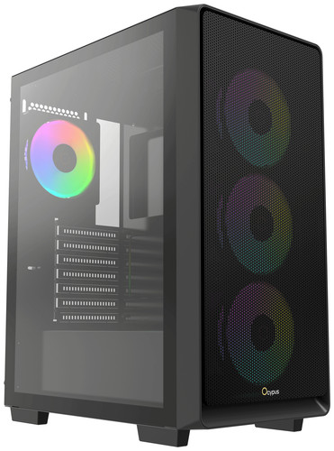 Купить Корпус Ocypus Gamma C60 ARGB [Gamma-C60-BKG400XX-GL] черный в интернет-магазине DNS. Характеристики, цена Ocypus Gamma C60 ARGB | 5628000.