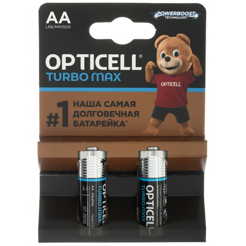 Купить Батарейка Opticell Turbo Max AA (LR6/ER14505/FR6/R6P) в интернет-магазине DNS. Характеристики, цена Opticell Turbo Max | 5642108.