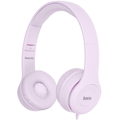 Купить Проводные наушники Hoco W21  фиолетовый 2019 в интернет-магазине DNS. Характеристики, цена Hoco W21 | 5485132.