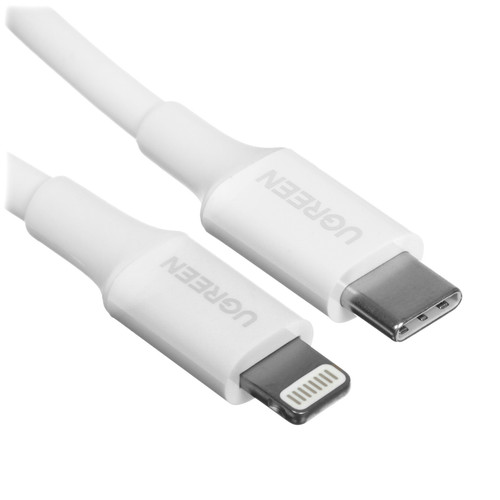 Купить Кабель Ugreen Lightning 8-pin - USB Type-C белый в интернет-магазине DNS. Характеристики, цена Ugreen US171 | 9983434.