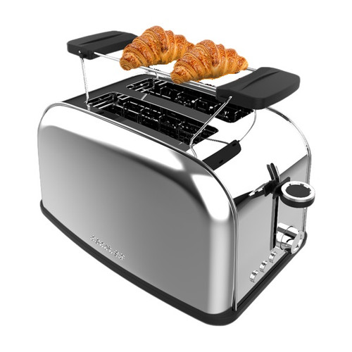 Купить Тостер Cecotec Toastin' time 850 серебристый в интернет-магазине DNS. Характеристики, цена Cecotec Toastin' time 850 | 9342972.