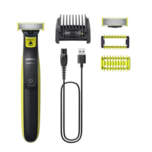 Купить Триммер Philips OneBlade QP2824/20 черный/зеленый в интернет-магазине DNS. Характеристики, цена Philips OneBlade QP2824/20 | 9415868.