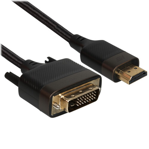 Купить Кабель однонаправленный KEYRON HDMI - DVI-D, 1.8 м в интернет-магазине DNS. Характеристики, цена  | 9242392.