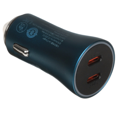 Купить Автомобильное ЗУ Baseus Golden Contactor Pro Dual Type-C Car Charger синий в интернет-магазине DNS. Характеристики, цена Baseus Golden Contactor Pro Dual Type-C Car Charger | 5637700.
