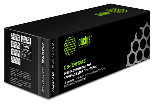 Купить Картридж лазерный Cactus CS-Q2612A черный в интернет-магазине DNS. Характеристики, цена Cactus CS-Q2612A | 0165754.