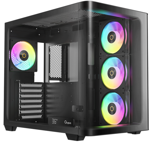 Купить Корпус Ocypus Iota C70 Curve ARGB [Iota-C70-BKD400CD-GL] черный в интернет-магазине DNS. Характеристики, цена Ocypus Iota C70 Curve ARGB | 5637722.