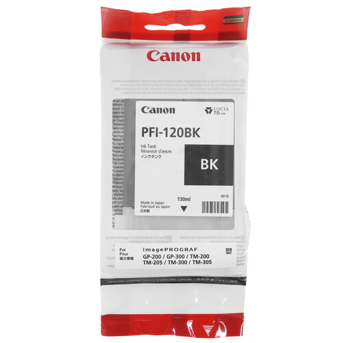 Купить Картридж Canon PFI-120 BK черный в интернет-магазине DNS. Характеристики, цена Canon PFI-120 BK | 5370046.