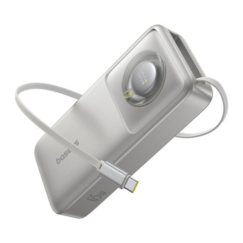 Купить Портативный аккумулятор Baseus Free2Pull with Retractable Cable серый в интернет-магазине DNS. Характеристики, цена Baseus Free2Pull with Retractable Cable | 9349476.