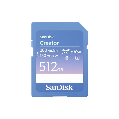 Купить Карта памяти Sandisk Creator SDXC 512 ГБ [SDSDXEP-512G-GNCIS] в интернет-магазине DNS. Характеристики, цена  | 5635962.