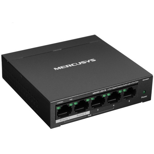 Купить Коммутатор Mercusys MS105GP в интернет-магазине DNS. Характеристики, цена Mercusys MS105GP | 5416665.