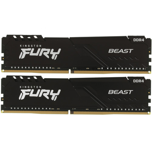 Купить Оперативная память Kingston FURY Beast Black [KF436C18BBK2/64] 64 ГБ в интернет-магазине DNS. Характеристики, цена Kingston FURY Beast Black | 5053567.