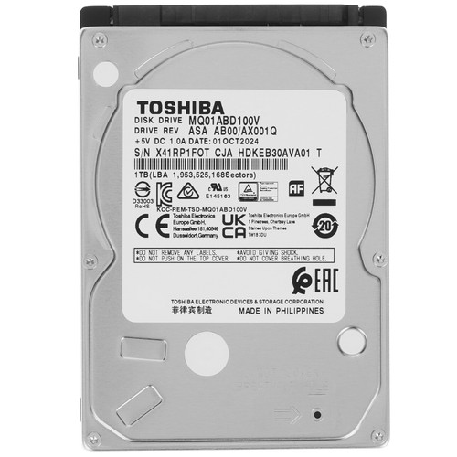 Купить 1 ТБ Жесткий диск Toshiba MQ01ABD-V Series [MQ01ABD100V] в интернет-магазине DNS. Характеристики, цена Toshiba MQ01ABD-V Series | 5900079.