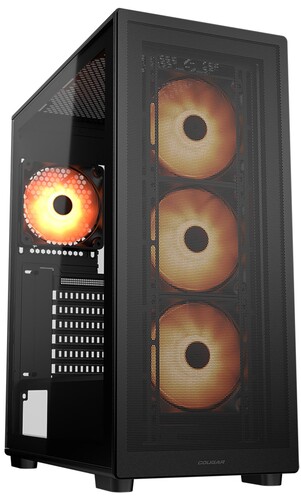 Купить Корпус Cougar MX220 RGB  черный в интернет-магазине DNS. Характеристики, цена Cougar MX220 RGB | 5466569.