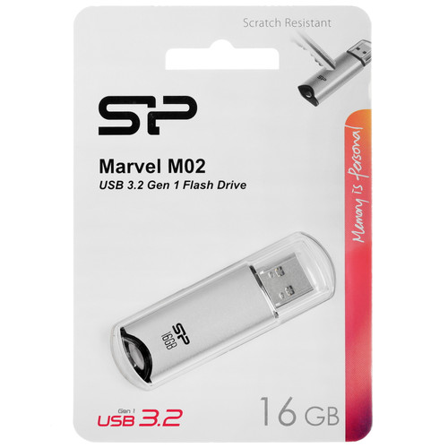 Купить Память USB Flash 16 ГБ Silicon Power Marvel M02 [SP016GBUF3M02V1S] в интернет-магазине DNS. Характеристики, цена Silicon Power Marvel M02 | 5930830.