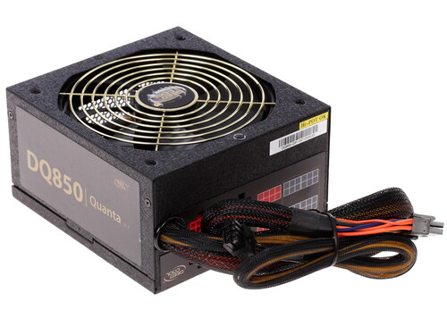 Купить БП Deepcool DQ QUANTA 850W (80+ Gold, ATX v2.3, Active PFC, 140mm Fan, CM, 24+4+4, 6xSATA, 4xPCI-E(6+2)) [DQ850 QUANTA] в интернет-магазине DNS. Характеристики, цена  | 1027895.