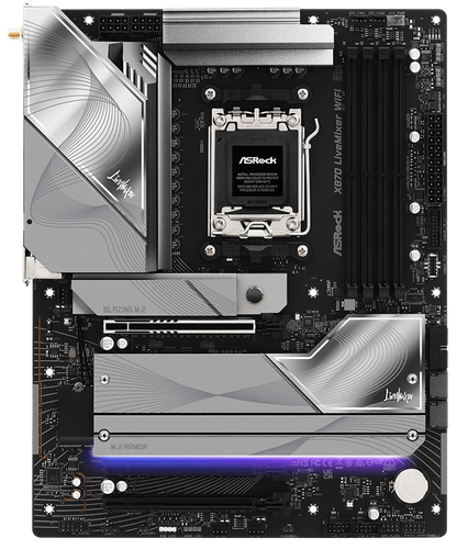 Купить Материнская плата ASRock X870 LiveMixer WiFi в интернет-магазине DNS. Характеристики, цена ASRock X870 LiveMixer WiFi | 5922651.