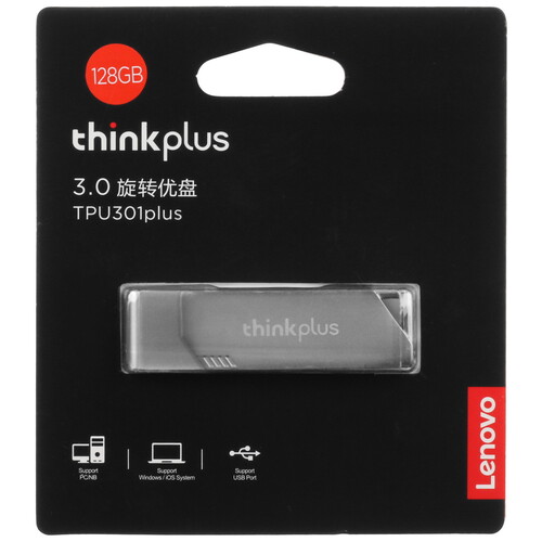 Купить Память USB Flash 128 ГБ Lenovo ThinkPlus Spin Drive Plus [36005624] в интернет-магазине DNS. Характеристики, цена Lenovo ThinkPlus Spin Drive Plus | 5416011.