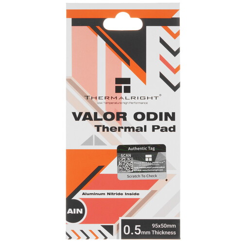 Купить Термопрокладка  Thermalright Valor Odin [VALOR-ODIN-95X50-0.5] в интернет-магазине DNS. Характеристики, цена Thermalright Valor Odin | 9120265.