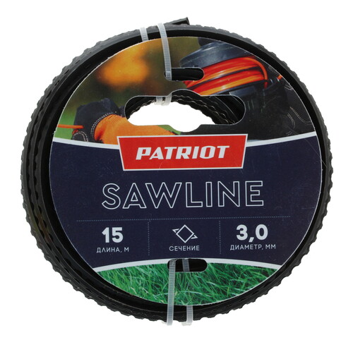 Купить Леска для триммеров Patriot Sawline 805403311 в интернет-магазине DNS. Характеристики, цена Patriot Sawline 805403311 | 1246235.
