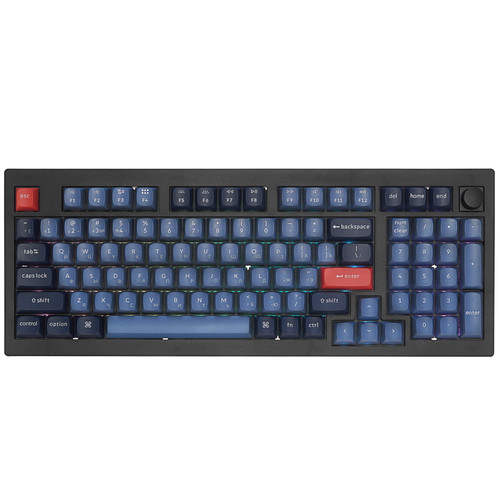 Купить Клавиатура  проводная + беспроводная Keychron V5 Max цвет черный в интернет-магазине DNS. Характеристики, цена Keychron V5 Max | 9192090.