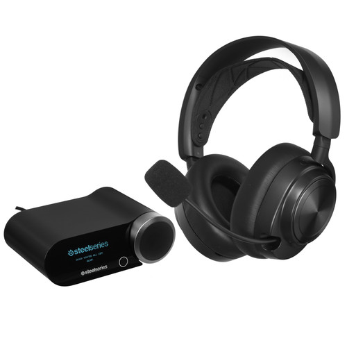 Купить Беспроводные/проводные наушники SteelSeries Arctis Nova Pro for PS + Док-станция черный 2022 в интернет-магазине DNS. Характеристики, цена SteelSeries Arctis Nova Pro for PS | 5494518.
