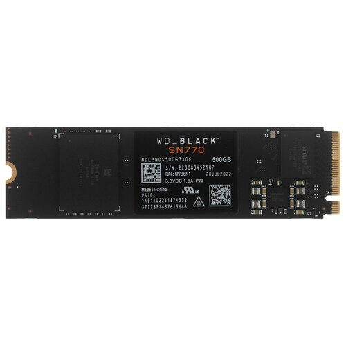 Купить 500 ГБ M.2 NVMe накопитель WD Black SN770 [WDS500G3X0E] в интернет-магазине DNS. Характеристики, цена WD Black SN770 | 9910451.