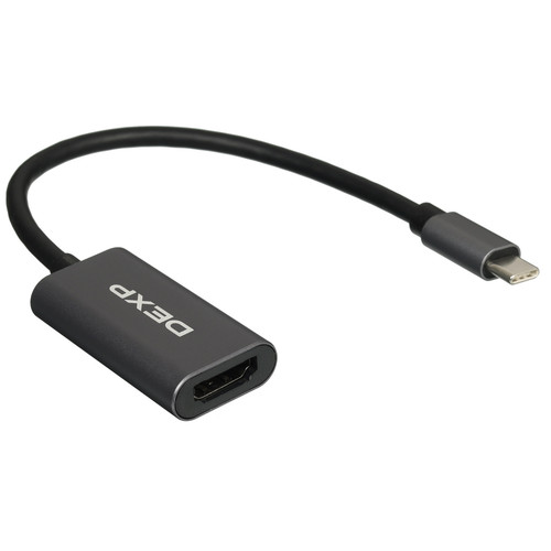 Купить Переходник однонаправленный DEXP HDMI - USB Type-C, 0.15 м в интернет-магазине DNS. Характеристики, цена  | 9311548.