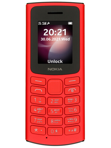 Купить Сотовый телефон Nokia 105 DS 4G (2021) красный в интернет ...