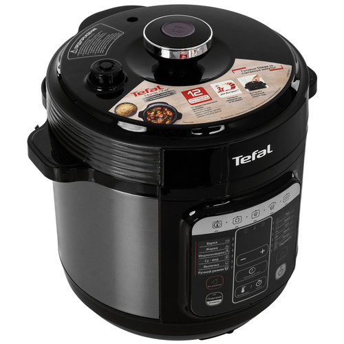 Купить Мультиварка-скороварка Tefal Home Chef CY601832 черный в интернет-магазине DNS. Характеристики, цена Tefal Home Chef CY601832 | 5472635.