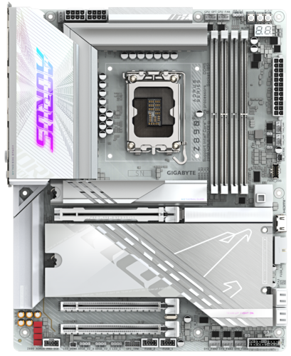 Купить Материнская плата GIGABYTE Z890 AORUS PRO ICE в интернет-магазине DNS. Характеристики, цена GIGABYTE Z890 AORUS PRO ICE | 5492096.