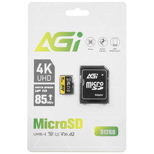 Купить Карта памяти AGI TF138 microSDXC 512 ГБ [AGI512GGSTF138] в интернет-магазине DNS. Характеристики, цена  | 5471000.