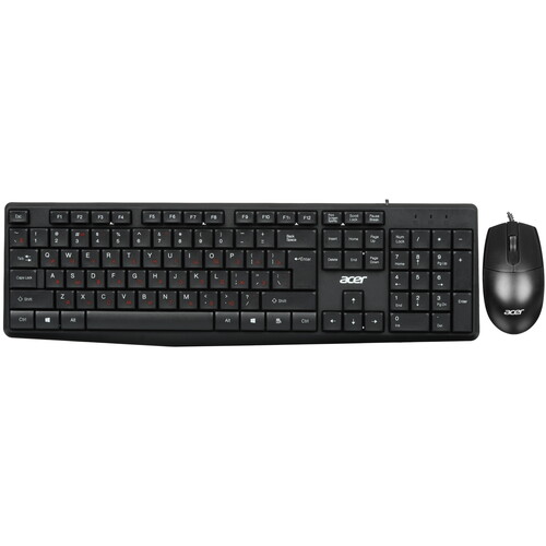Купить Клавиатура+мышь  проводная  Acer OMW141 черный в интернет-магазине DNS. Характеристики, цена Acer OMW141 | 5097266.