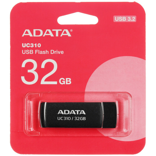 Купить Память USB Flash 32 ГБ A-Data UC310 [UC310-32G-RBK] в интернет-магазине DNS. Характеристики, цена A-Data UC310 | 5444788.