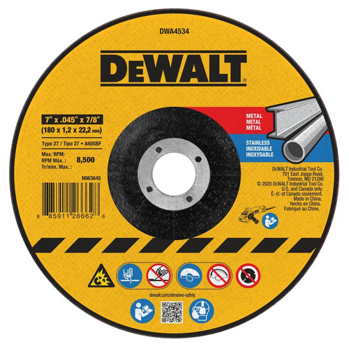 Купить Диск отрезной DeWalt DWA4534 в интернет-магазине DNS. Характеристики, цена DeWalt DWA4534 | 5939972.